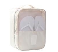 Widybord Borsa da viaggio portatile per scarpe, biancheria intima, vestiti, organizer per scarpe, multifunzione, accessori da viaggio, A, crema