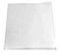 Widybord Borsa esterna trasparente per disco in vinile, borsa protettiva per CD, sacchetto quadrato, sacchetto per disco esterno a bocca piatta, facile da installare, facile da usare