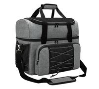 Widybord Borsa per palline da bowling Borsa tote da bowling supporto per palline da bowling con scomparti imbottiti, spazio aggiuntivo per 1 singolo paio di birilli facili da usare, a