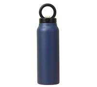 Widybord Bottiglia di Isotermica Blu Navy con Supporto per Telefono Magnetico, in Acciaio Inox
