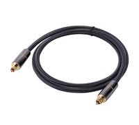 Widybord Cavo in Fibra Ottica Digitale 2M Cavo coassiale Toslink SPDIF per Cavo Soundbar Lettore Amplificatori