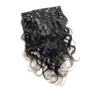 Widybord Clip Ad D'Acqua Nelle Estensioni Dei Capelli Clip per Parrucca di Colore Naturale per Capelli da 14 Pollici