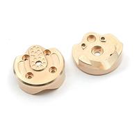 Widybord Contrappeso Caso Articolazione Sterzo Cancello in Ottone Robusto per Parti di Aggiornamento Auto su Axial UTB18 Capra 1/18 RC, F