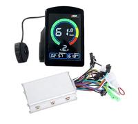 Widybord Controller senza Spazzole 350 W Impermeabile Colore NC-81F con Schermo LCD per Bicicletta Elettrica, Scooter per Bici Elettrica (A)