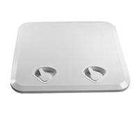 Widybord Coperchio per ponte quadrato, 243 x 607 mm, coperchio portello, coperchio per foro a mano in plastica ABS anti-invecchiamento per yacht, fuoribordo camper accessori di ricambio