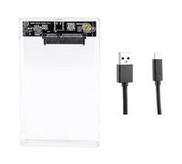 Widybord Custodia per Disco Rigido Mobile Meccanico Semiconduttori SATA Trasparente Protetto Scrittura 2,5 Pollici 6G per Computer Portatile Principale Desktop Installazione Facile