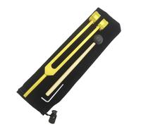 Widybord Diapason Dorato per La Pulizia Delle Orecchie da 25 Cm, 128 Hz, con Chiave Inglese, Borsa In Tessuto e