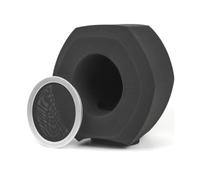 Widybord F3 Professional Studio Mic Schermo Filtro Acustico Desktop Riduzione del Rumore Microfono Schiuma Parabrezza Nero Net Durevole Facile da Usare