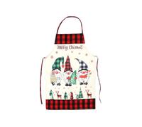 Widybord Grembiuli per bavaglino di Natale con tasche grembiule impermeabile e regolabile per Natale A: 50 x 75 cm