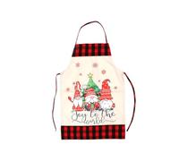Widybord Grembiuli per bavaglino di Natale con tasche grembiule impermeabile e regolabile per Natale B: 50 x 75 cm