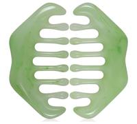 Widybord Guasha - Pettine portatile per massaggio del cuoio capelluto, portatile, allevia il dolore, 2 pezzi
