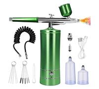 Widybord Kit di Parti di Spazzola Aria Spruzzatore Portatile Automatico con Punta di 0,3 Mm, Spazzole Aria Portatile per Pittura, Tatuaggio, Nail Art Colorazione Modelli