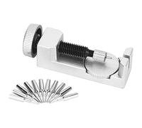 Widybord Kit di rimozione maglie per orologi, strumento per la rimozione del cinturino, strumento per la misurazione 'orologio, strumento per la rimozione dei perni 'orologio, con 12 perni