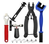 Widybord Kit di strumenti per catena per bicicletta, pinza per maglie di bicicletta, interruttore a catena per bicicletta, indicatore di catena e veicolo a catena, strumenti di riparazione della