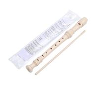 Widybord Kit Registratore Soprano Beige A 8 Fori con di Pulizia, Kit Registratore Chiave C In Stile Tedesco per Bambini, Studenti Principianti