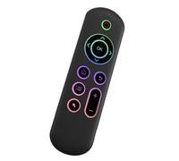 Widybord M5 IR 2.4G Air Mouse Touchpad Remote per Android TV Box PC Mini Tastiera senza Mouse Volante (con Retroilluminazione Colore) Installazione Facile