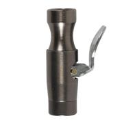 Widybord Mandrino ad aria a flusso aperto, doppia ganascia bloccabile su mandrino pneumatico con clip per accessori compressore indicatore di gonfiaggio