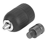Widybord Mandrino per trapano da 2-13 mm chiave da 1/2"-20UNF con adattatore per mandrino da 1/2" per conversione avvitatore a percussione