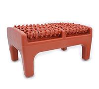 Widybord Massaggiatore del piede del piede Agopuntura Punto di massaggio Cuscino di Plastica Rullo di legno Massaggiatore del piede sgabello del piede