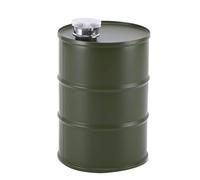 Widybord Mini bottiglia di anca in acciaio inox, tazza da sake cilindrica portatile per i viaggi per il campeggio all'aperto, verde