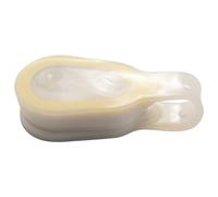 Widybord Mini LED Clip in Silicone Lampada 3 Modalità di Funzionamento Torcia Elettrica di Sopravvivenza Impermeabile per VéLo Notte in Esecuzione Giallo