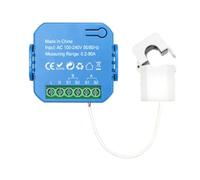 Widybord Misuratore di Energia Tuya Smart ZigBee Bidirezionale con Morsetto Trasformatore di Corrente App Monitor Potenza 80A Facile Installazione (1CT)