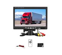 Widybord Monitor per Auto 12 V 7 Pollici 16:9 800 X 480 LCD con Ingresso Video 2 Vie per Telecamera Posteriore, Parcheggio Posteriore