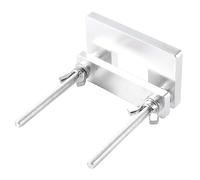 Widybord Morsetto di montaggio per testa di violino con clip fissa e angolo di montaggio per tastiera, strumento di misurazione accurato per violino 4/4 collo installare morsetto