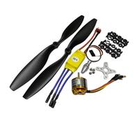 Widybord Motore senza spazzole 2212 1000 KV 6T + 30 A ESC + Kit elica 1045 per accessori di ricambio per aereo RC multicopter