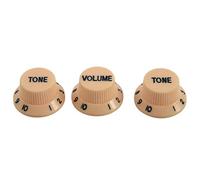 Widybord New Cream Dark Blue Font 1 Volume & 2 Tone Manopole di Controllo Chitarra Per