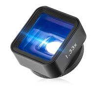 Widybord Obiettivo Anamorfico Black 1.33X per Cellulare, Ideale per la Realizzazione di Film e la Cattura Video in Grande Schermo sul Telefono Mobile con App Filmic Pro.