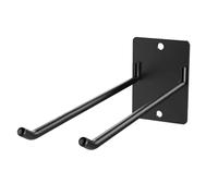 Widybord Organizzatore di stoccaggio robusto, supporto da parete in acciaio per attrezzi da giardino, pala, rastrello, gancio da parete, 1 pezzo