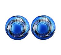 Widybord Pallone da Calcio Gonfiabile All'Aperto Competizione 2 Pezzi Blu