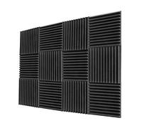 Widybord Pannello di Schiuma Acustica, Tappetino insonorizzato, Pannello di Schiuma Insonorizzata, Schiuma Studio, Schiuma insonorizzata, Pannello insonorizzato, Angolo di Schiuma Acustica