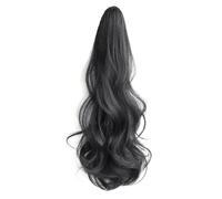Widybord Parrucca Nera con Clip A Coda di, Stile, Coda Alta, Coda di Naturale, Coda di Finta, Treccia Femminile