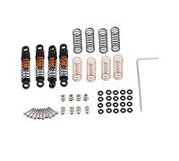 Widybord per Axial SCX24 90081 1/24 RC Auto in Metallo Regolabile Ammortizzatore Ammortizzatore Set Aggiornamento Parti Accessori, Monoculare Nero