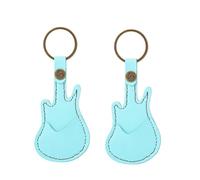 Widybord per Plettri In Pelle Porta Plettri con Borsa per Plettri per Chitarra Borsa per Plettri Regalo Azzurro Durevole Alta Qualità Facile da Usare
