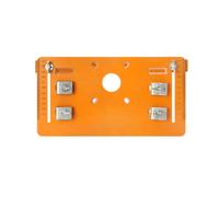 Widybord Piastra inferiore di guida per sega circolare macchina da taglio regolabile piastra di guida in bachelite base per sega per lavori di legno facile da usare