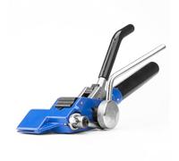 Widybord Pinza a morsetto per cavo in acciaio tipo a cricchetto, strumento di taglio di fascette per cavi, strumento di fissaggio con cerniera per larghezza 4,6-25 mm, spessore 0,25-1,2 mm, strumento