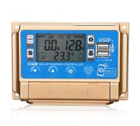 Widybord Regolatore solare adattatore MPPT con controller di ricarica solare Bluetooth 12 V/24 V - 40 A, installazione semplice, facile da usare