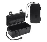 Widybord Robusta scatola impermeabile per immersioni all'aperto con tasca in rete per una sicurezza a tenuta d'acqua, Nero