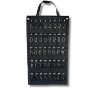 Widybord Scatola di immagazzinaggio di chiavi arrotolabile versatile, scatola di immagazzinaggio portatile resistente alle intemperie, può contenere 40 chiavi, gancio di sicurezza, per ufficio a casa