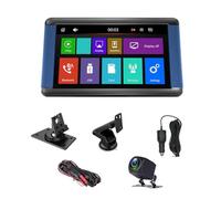 Widybord Schermo di Navigazione Touch Capacitivo Auto da 7 Pollici CarPlay senza e Lettore Portatile Auto Android Auto con Fotocamera AHD, Accessori A