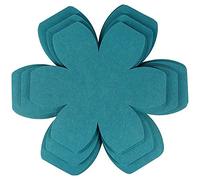 Widybord Set di 12 protezioni per pentole e padelle, colore blu lago e 3 diverse dimensioni, in feltro spesso, per proteggere le pentole