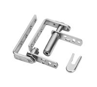 Widybord Set di 2 cerniere per porta del caffè, hardware per porta a battente in acciaio inossidabile 304, cerniere per porta del soggiorno, chiusura automatica, per porta a battente, installazione