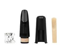 Widybord Set di 4 bocchini per clarinetto, clip filettata in metallo ABS, bocchino in sughero, con ancia e bocchino per clarinetto, facile da installare