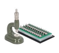 Widybord Set di 48 fustelle per orologi, in lega di alluminio, con 48 fustelle per gioielli da orologiaio, Come mostrato