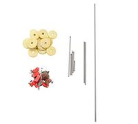 Widybord Set di 80 pezzi per riparazione flauto, kit di manutenzione, + 16 cuscinetti acustici a foro aperto, accessori fai da te a fiato