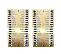 Widybord Set di Strumenti di Gestione Pratica della Lista della spesa con Tabella di Promemoria Riutilizzabile - Set di Schede di Pianificazione degli Acquisti Adatto per