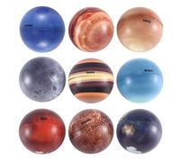 Widybord Sistema Solare Palle Anti-Stress Palla Anti-Stress Pianeti per Bambini Sistema Solare Modello Pianeta Palline Giocattolo Educativo